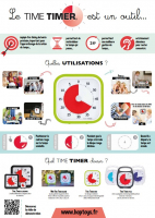 TimeTimer® 19 x 19 cm | COULEUR ORANGE